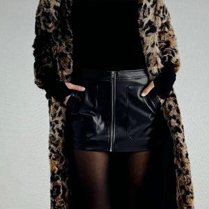 Free People Maya Mod Vegan Mini Skirt
